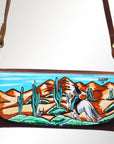 American Darling Wallet Genuine Leather Women Bag Western Handbag Purse