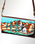 American Darling Wallet Genuine Leather Women Bag Western Handbag Purse