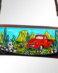 American Darling Wallet Genuine Leather Women Bag Western Handbag Purse