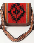 American Darling Cross Body Saddle Blanket Genuine Leather women bag western handbag purse