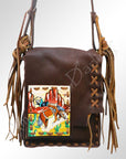 American Darling Cross Body Genuine Leather women bag western handbag purse