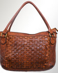 Never Mind Nmbgm117A Tote Vintage Handmade Genuine Cowhide Leather Women Bag Western Handbag Purse