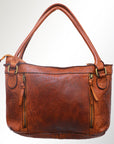 Never Mind Nmbgm117A Tote Vintage Handmade Genuine Cowhide Leather Women Bag Western Handbag Purse
