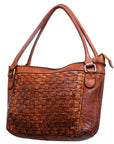 Never Mind Nmbgm117A Tote Vintage Handmade Genuine Cowhide Leather Women Bag Western Handbag Purse