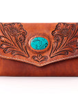 American Darling Hand Tooled Genuine Leather Women Bag Western Handbag Purse