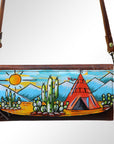 American Darling Wallet Genuine Leather Women Bag Western Handbag Purse