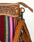 American Darling Cross Body Hand Tooled Saddle Blanket Genuine Leather Women Bag Western Handbag Purse