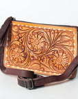 American Darling ADBGZ277A Cross Body Hand Tooled Genuine Leather women bag western handbag purse