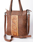 American Darling ADBGZ434A Tote Hand Tooled Genuine Leather women bag western handbag purse