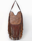 American Darling ADBGZ473 Hobo Hand Tooled Genuine Leather Women Bag Western Handbag Purse