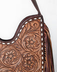 American Darling ADBGZ473 Hobo Hand Tooled Genuine Leather Women Bag Western Handbag Purse
