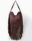 American Darling ADBGZ473 Hobo Hand Tooled Genuine Leather Women Bag Western Handbag Purse