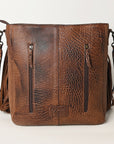 American Darling ADBGZ256B Crossbody Genuine Leather Women Bag Western Handbag Purse