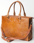 American Darling Briefcase Hand Tooled Genuine Leather Women Bag Western Handbag Purse