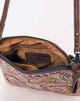 American Darling Hand Tooled Genuine Leather Women Bag Western Handbag Purse