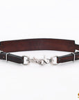 Hilason Horse Adjusts 24" - 27" Size Leather Breast Collar Wither Strap