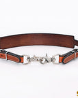 Hilason Horse Adjusts 24" - 27" Size Leather Breast Collar Wither Strap