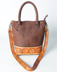 American Darling ADBGZ276A Tote Hand Tooled Genuine Leather women bag western handbag purse