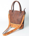American Darling ADBGZ276A Tote Hand Tooled Genuine Leather women bag western handbag purse