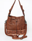 American Darling ADBGZ454A Tote Hand Tooled Genuine Leather women bag western handbag purse