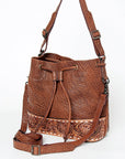 American Darling ADBGZ454A Tote Hand Tooled Genuine Leather women bag western handbag purse