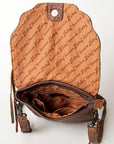 American Darling ADBGZ462A Cross Body Hand Tooled Genuine Leather women bag western handbag purse