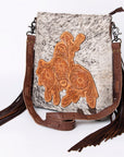 American Darling Hand Tooled Genuine Leather Women Bag Western Handbag Purse