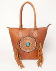American Darling Tote Hand Tooled Genuine Leather women bag western handbag purse