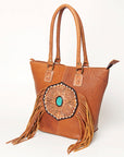 American Darling Tote Hand Tooled Genuine Leather women bag western handbag purse