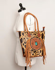 American Darling Tote Hand Tooled Genuine Leather women bag western handbag purse
