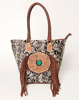 American Darling Tote Hand Tooled Genuine Leather women bag western handbag purse