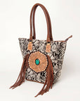 American Darling Tote Hand Tooled Genuine Leather women bag western handbag purse