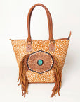 American Darling Tote Hand Tooled Genuine Leather women bag western handbag purse
