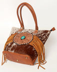 American Darling Tote Hand Tooled Genuine Leather women bag western handbag purse