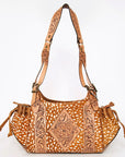 American Darling Hobo Hand Tooled Hair On Genuine Leather women bag western handbag purse