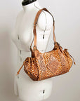 American Darling Hobo Hand Tooled Hair On Genuine Leather women bag western handbag purse