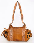 American Darling Hobo Hand Tooled Hair On Genuine Leather women bag western handbag purse