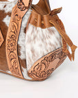 American Darling Hobo Hand Tooled Hair On Genuine Leather women bag western handbag purse