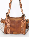 American Darling Hobo Hand Tooled Hair On Genuine Leather women bag western handbag purse