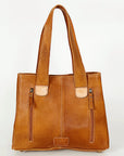 American Darling Tote Hand Tooled Hair On Genuine Leather women bag western handbag purse