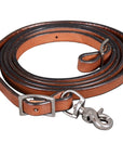 BAR H EQUINE Western Leather Horse Rein With Adjustable Buckle