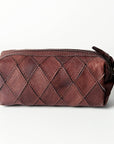 American Darling ADBGZ488 Toiletry Genuine Leather Women Bag Western Handbag Purse