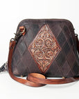 American Darling ADBGZ494 Crossbody Hand Tooled Genuine Leather Women Bag Western Handbag Purse