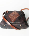 American Darling ADBGZ494 Crossbody Hand Tooled Genuine Leather Women Bag Western Handbag Purse