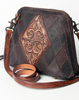 American Darling ADBGZ494 Crossbody Hand Tooled Genuine Leather Women Bag Western Handbag Purse
