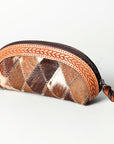 American Darling ADBGZ495 Coin Purse Hair-On Genuine Leather Women Bag Western Handbag Purse
