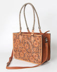 American Darling ADBG771 Tote Hand Tooled Genuine Leather Women Bag Western Handbag Purse
