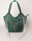 American Darling ADBG775B Tote Genuine Leather Women Bag Western Handbag Purse