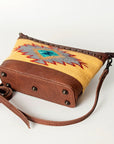 American Darling Saddle Blanket Genuine Leather Women Bag Western Handbag Purse