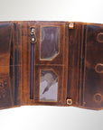 American Darling Wallet Genuine Leather Women Bag Western Handbag Purse